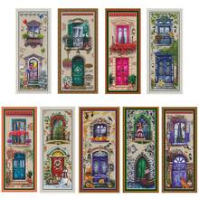 Windows scenery patterns counted 11CT 14CT DIY Cross Stitch Sets wholesale Cross-stitch Kits Embroidery Needlework 2024 - buy cheap