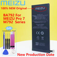 Meizu 100% оригинальный 3000 мАч BA792 Новый аккумулятор для телефона Meizu Pro 7 M792Q M792C M792H BA791 высокое качество + номер для отслеживания 2024 - купить недорого