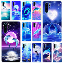 Hot Animal Cute Dolphin Silicone Phone Case for Huawei P50 P40 Pro P30 Lite P20 Pro P8 Lite 2017 P Smart Z 2020 2021 Soft Cover 2024 - buy cheap