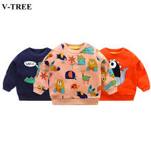 2020 Autumn Winter Children Sweatshirts Cartoon T-shirts For Kids Long Sleeve Girls Outerwear Baby Tees Boys Blouse Clothing 2024 - buy cheap