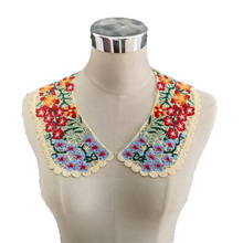 Collar de encaje exquisito bordado DIY, decoración de cuello de encaje hueco, accesorios de costura para vestido y escote, tela de encaje 2024 - compra barato