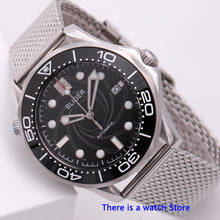 Bliger 41mm Black Dial 007 Automatic Mens Watch Sapphire Crystal Luminous Waterproof Date Function Mechanical Wristwatch Men 2024 - buy cheap