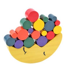 Wooden Toys Moon Balancing Game Kids Educational Toys For Children Wooden Building Blocks Baby Children Balance Toys 2024 - buy cheap