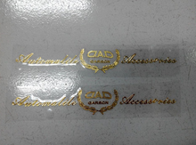 2 peças adesivo emblema de carro garson vip jdm jp adesivo de metal dourado 2024 - compre barato