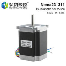 Nema23-motor de passo 98x56mm 3a, 57/311 n. m, eixo de 6.35mm 8mm, usado para impressora 3d de gravura e fresadora cnc 2024 - compre barato