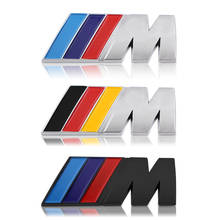 1 шт. багажник автомобиля abs Стикеры автомобиля M эмблема на крыло для прикрепления этикеток для BMW E90 E60 E46 E39 E36 E34 F30 F34 F10 F20 X1 X3 X4 X5 X6 2024 - купить недорого
