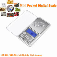 Mini Digital Scale 100/200/300/500g 0.01/0.1g High Accuracy Backlight Electric Pocket For Jewelry Gram Weight For Kitchen 2024 - buy cheap