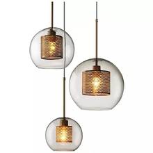 Nordic Modern Pendant Lights Loft Led Glass Ball Hanging Lamp Dining Room Industrial Decor Kitchen Fixtures Suspension Luminaire 2024 - buy cheap