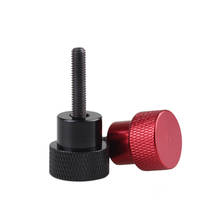 2pcs M8 aluminum alloy big head high step hand screw handle arm adjust position inspection tool grip knob bolt 15mm-50mm long 2024 - buy cheap