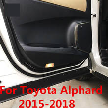 Para toyota alphard 2015-2018 protetor de forma de carro proteção lateral anti-batendo filme decoração interior acessórios automóveis 2024 - compre barato