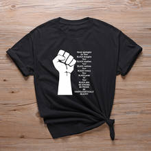 Newest Black Lives Matter Slogan T Shirt Black People Powerful T Shirts Unisex Tee Feminist Melanin T-Shirt Tops Drop Ship 2024 - buy cheap