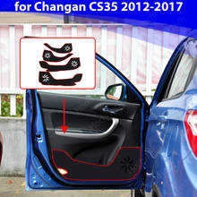 Cubierta de borde lateral de alfombra protectora para puerta de coche, pegatina antipatadas para Changan CS35 2012-2017, accesorios 2024 - compra barato