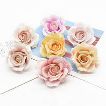 10 Pieces Fake Rose Artificial Flowers Home Decoration Accessories Scrapbooking Diy for Decorative Flowers Wreath Brooch Wedding 2024 - buy cheap