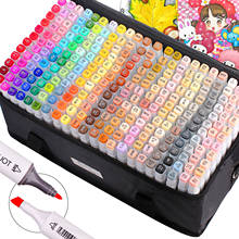 80 Colors Marker Pens Markers Graphic Pens Broad and Fine Point Tip, Artist Necessary Work Manga Pens Art Markers 2024 - buy cheap