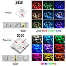 5 м-30 м Bluetooth Светодиодная лента 5050 2835 IP20 RGB Светодиодная лента светильник Кая лента 12 В постоянного тока RGB Диодная лента ИК контроллер адаптер 2024 - купить недорого