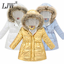 Chaquetas de algodón con capucha para niñas, Parkas gruesas, ropa de invierno, 3-10, novedad de 2021 2024 - compra barato