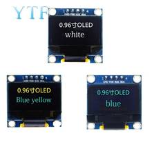 Модуль ЖК-дисплея 0,96 дюйма IIC Серийный желтый синий белый 128X64 I2C SSD1306 12864 GND VCC SCL SDA 0,96 "для 2024 - купить недорого