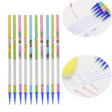 Rewritable Can Be Filled With 0.5mm Needle Tube Crystal Blue Flower Rod Refill Office Learning Stationery Replaceable Core 2024 - buy cheap