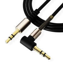 Jack 3.5mm Audio Cable 1M Nylon Braid Car Amplifier Aux audio Cord For mp3 Car Phone Tablet Headset Louder Audio Extension Cable 2024 - buy cheap