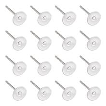 pandahall 304 Stainless Steel Ear Stud Components Jewelry Findings for DIY Earrings Size:12x5mm,12x6mm,12x8mm Pin: 0.7mm 2024 - buy cheap