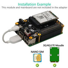 Peças de segurança para computador com módulo base, 3g/4g/lte, raspberry pi/samsung artik/latte panda/asus tinker 2024 - compre barato