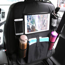 Organizador de asiento trasero para niños, Protector de coche con bolsa de almacenamiento multibolsillo, soporte para mesa de iPad 2024 - compra barato
