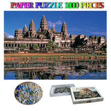 Angkor Wat Cambodia Paper Puzzle 1000 Pieces Jigsaw Puzzles for Adults Magnificent Ancient Buildings Puzzle Kids Education Toys 2024 - buy cheap