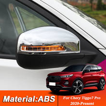 Cubierta de espejo retrovisor externo de ABS, accesorios de decoración de pegatina para Chery Tiggo 7 Pro, estilo de coche, 2020-presente 2024 - compra barato
