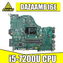 Для For Acer Aspire E5-575 материнская плата для ноутбука с i5-7200U 2,5 GHz CPU DAZAAMB16E0 DDR4 NBGD311006 NB.GD311.006 100% TESED OK 2024 - купить недорого