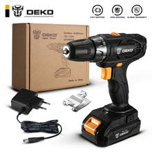 DEKO GCD20DU5 18V Electric Screwdriver Cordless Drill Mini Power Driver DC Lithium-Ion Battery 2-Speed 2024 - buy cheap