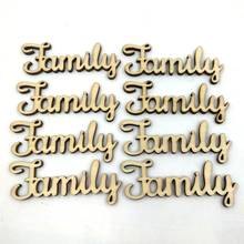10Pcs Blank Wooden Family Word Letters Alphabet Script For Family Tree Craft 2024 - buy cheap