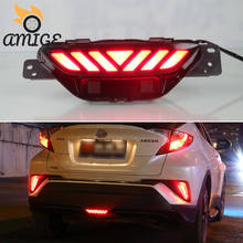 AMIGE-luces traseras LED para coche, Reflector de freno, luz trasera de marcha atrás, señal, para Toyota C-HR CHR 2016, 2017, 2018, 2019 2024 - compra barato