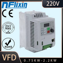 2.2KW 220V VFD Variable Frequency Drive Converter for Motor Speed Control Frequency Inverter 1 Phase Input & 3 Phase Output 2024 - buy cheap