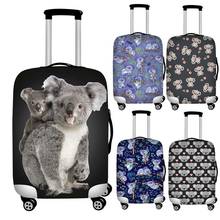 Twoheartsgirl Kawaii Koala Print Luggage Protective Dust Covers Elastic Waterproof 18-32inch Suitcase Cover Travel Accessories 2024 - buy cheap
