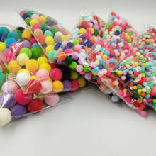 Pompom 8/10/15/20/25/30mm Mixed Fluffy Soft Pom Poms Pompoms Ball Furball Handmade for DIY Crafts Home Decor Sewing Supplies 2024 - buy cheap