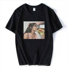 Camiseta de manga corta para hombre, Camisa de algodón con cuello redondo, estilo Hip Hop, Harajuku 2024 - compra barato