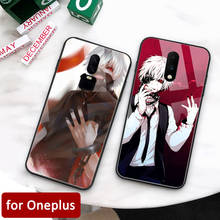 For Oneplus 7 pro case Tokoyo Ghouls Glass back cover case Oneplus 6t coque for Oneplus 1+ 5 6 Oneplus 6 6t 7 pro 2024 - buy cheap