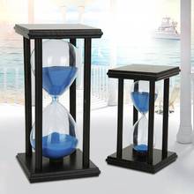 Reloj de arena de madera para niños, reloj de arena de 45/60min, temporizador de minutos para cocina, escuela, decoración de escritorio para el hogar, Juguetes 2024 - compra barato