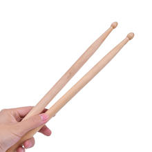 2pcs Professional Light weight Endearing Music Band Maple Wood Oval Tip Drum Sticks Percussion Instruments Parts Accessories 2024 - buy cheap