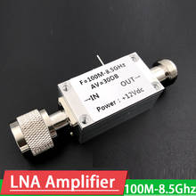 LNA 100MHZ ~ 8.5GHZ Low noise amplifier RF POWER amplifier Gain 30dB DC 12V FOR Ham Radio AMP UHF HF VHF FM 2.4G 5.8G 5G WIFI 2024 - buy cheap
