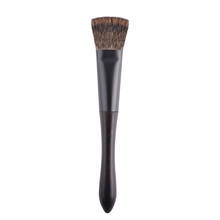Q4-2 Professional Handmade Makeup Brushes Soft Canadian Squirrel Hair Flat Top Highlighter Contour Brush Ebony Make Up Brush 2024 - buy cheap