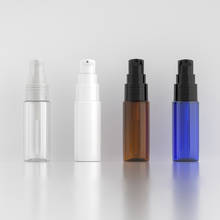 Mini frascos de loção para viagem, embalagem marrom/transparente/azul/branco portátil, recipiente cosmético vazio, garrafa de loção para viajante, 20ml, 100 peças 2024 - compre barato