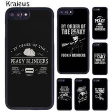 Чехол для телефона krajew с надписью «Peaky Blinders» Томас Шелби для iPhone 5s 6s 7 8 plus X XS XR 11 12 pro max Samsung Galaxy S8 S9 S10 2024 - купить недорого