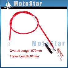 970mm Red Clutch Cable For Motorcycle Dirt Pit Bike 50cc 70cc 90cc 125cc 150cc 160cc SSR Thumpstar TTR KLX110 Baja GPX XR CRF 2024 - buy cheap