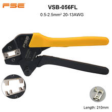VSB-056FL Crimping Pliers 0.5-2.5mm2 20-13AWG 4.8 6.3 Flag Plug Terminals Ratchet Clamp Plier Electrican Crimping Hand Tools 2024 - buy cheap