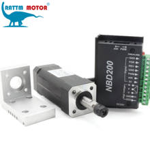 CNC 104W Air cooled DC Brushless Spindle Motor ER8 24V + NBD200 Brushless Motor Driver & Spindle Support Clamp 2024 - buy cheap
