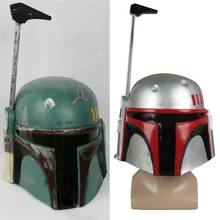 Casco de Boba Fett Bounty Hunter 40 ° aniversario, accesorios de Cosplay, cascos de PVC duro para Halloween 2024 - compra barato