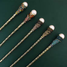 Muylinda Vintage Simulted Pearl Hair Sticks Hairpins jewelry Women Rhinestone Flower Hair Stick Clip Hairpin Crystal Accessories 2024 - buy cheap