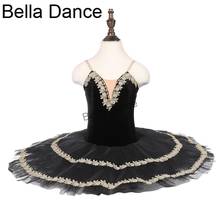 Tutú de ballet preprofesional para niños, traje de baile contemporáneo, tutú de ballet, cisne negro, 18085 2024 - compra barato