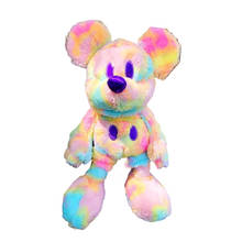 New Disney Anime Cartoon Seven Color Mickey Mouse Plush Toy Kawaii Soft Stuffed Limited Edition Chidren Gift 40cm 2024 - buy cheap